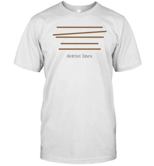 detroit lines t shirt