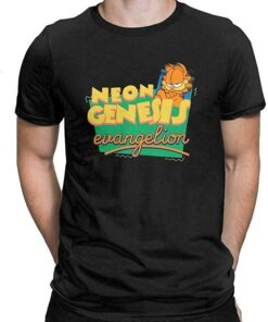 neon genesis evangelion garfield t shirt