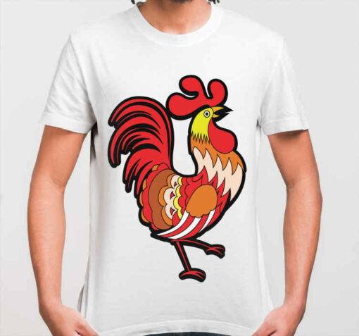 dolce gabbana rooster t shirt
