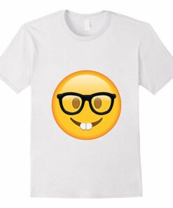 nerd emoji t shirt