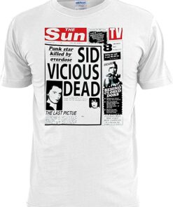 sid vicious dead t shirt