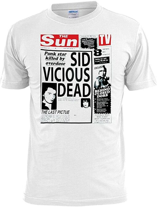 sid vicious dead t shirt