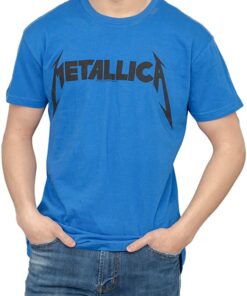 blue metallica t shirt