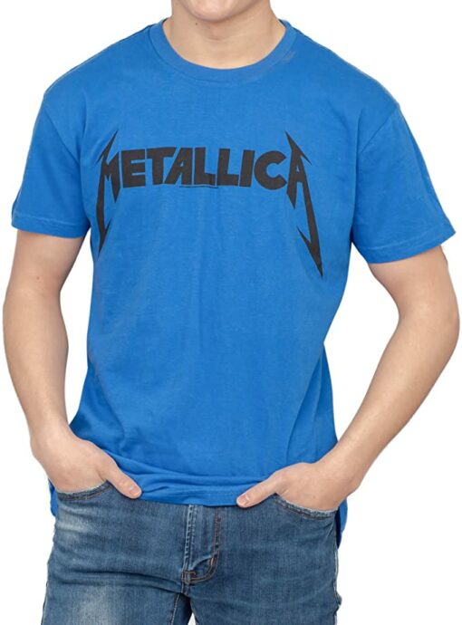 blue metallica t shirt