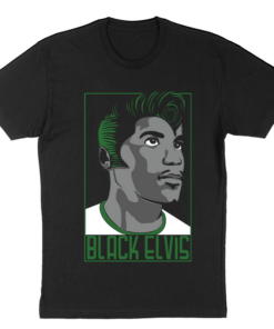 black elvis t shirt