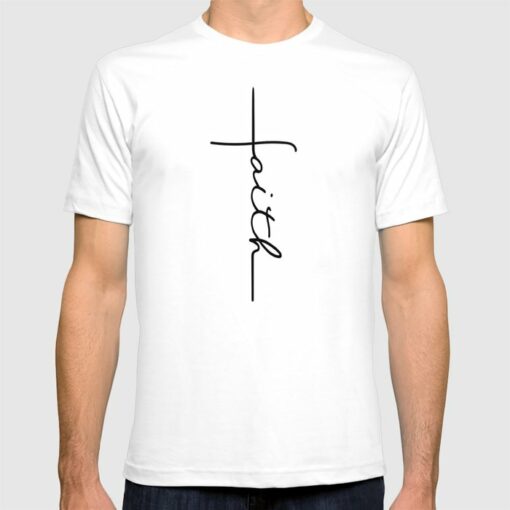 faith t shirt with cross