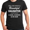 dad of daughters t shirt