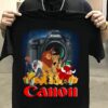 canon camera t shirt