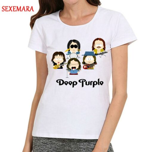 deep purple t shirt womens