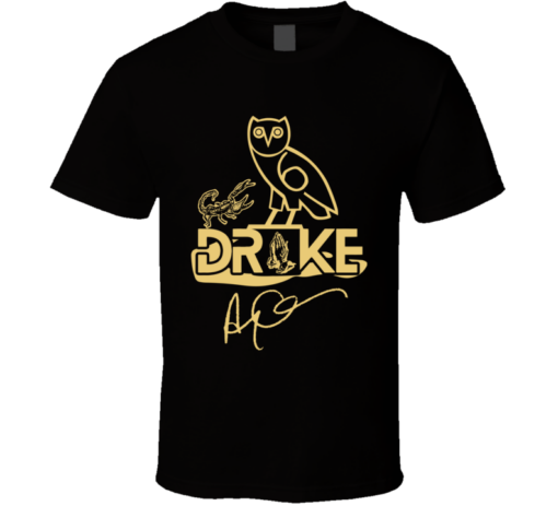 drake logo t shirt