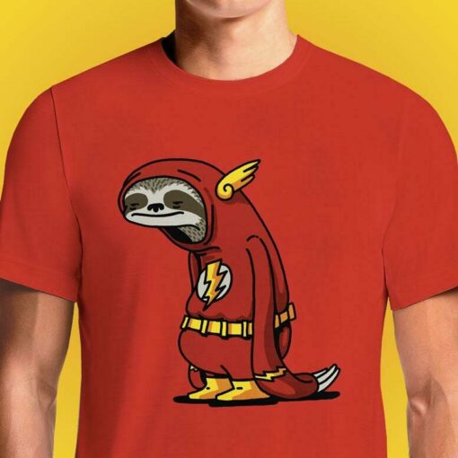 sloth flash t shirt