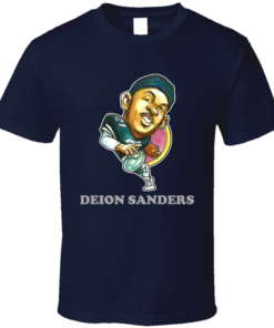 deion sanders t shirt vintage