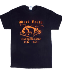 black death european tour t shirt