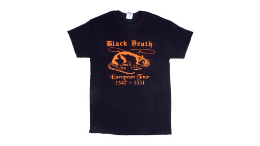 black death european tour t shirt