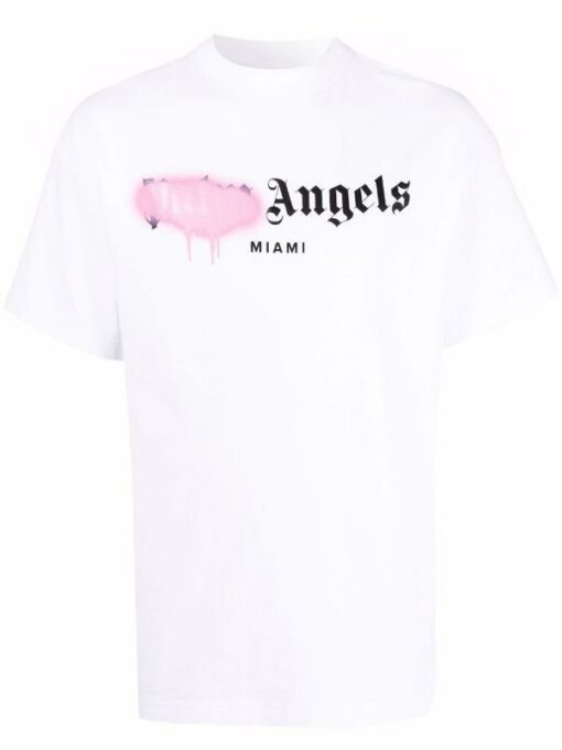 palm angels t shirt pink