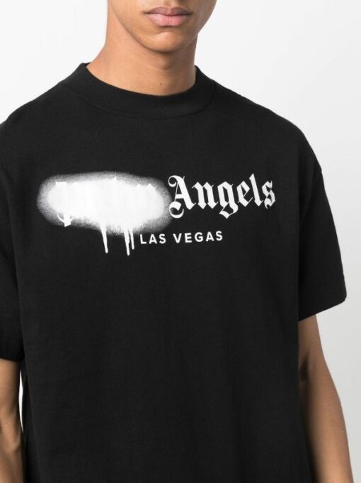 black and white palm angels t shirt