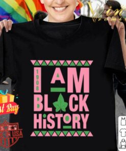 i am black history t shirt