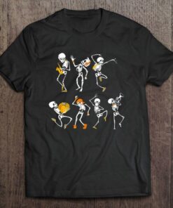 dancing skeleton tshirt