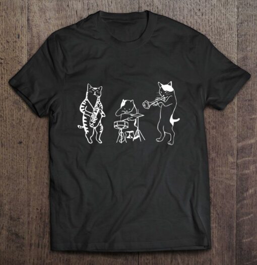 jazz cat t shirt