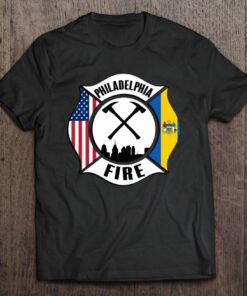 philadelphia fire dept t shirts