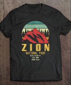 zion national park t shirts