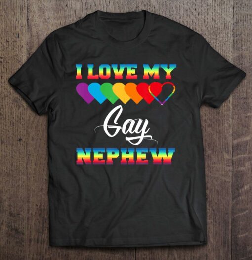 i love my gay aunt shirt