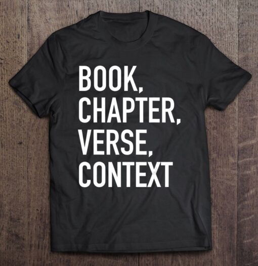 book chapter verse context shirt