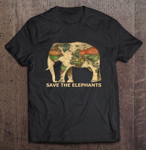 save the elephants t shirt