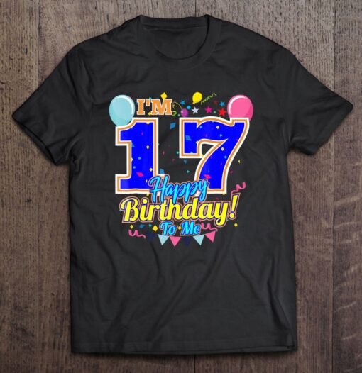17th birthday t shirts