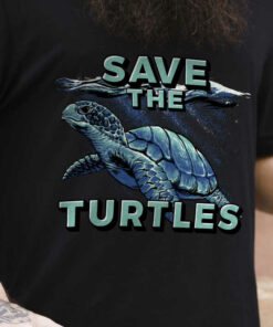 save the turtles tshirt