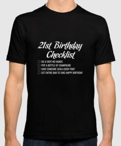 21st birthday tshirt
