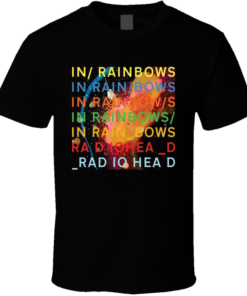 radiohead in rainbows t shirt