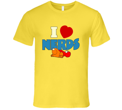 i love nerds candy t shirt