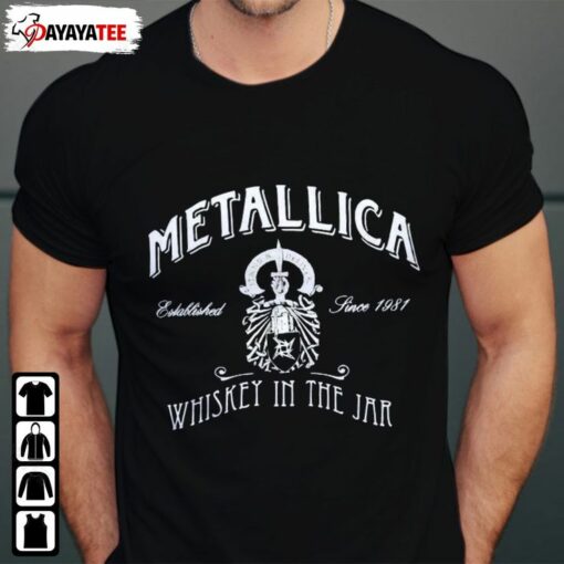 whiskey in the jar t shirt