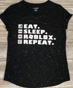 eat sleep roblox repeat shirt