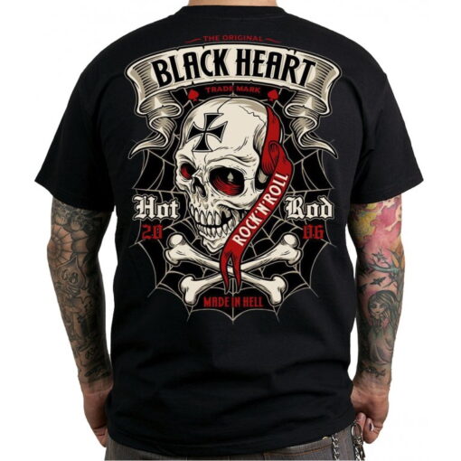 black heart t shirt