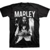 black bob marley t shirt