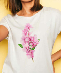 pink floral t shirt