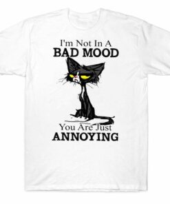 black cat tshirt