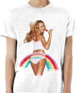 mariah carey rainbow tshirt