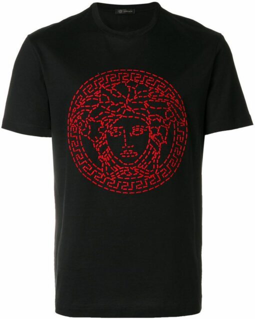 black and red designer t shirt