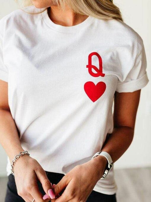 queen of hearts tshirt