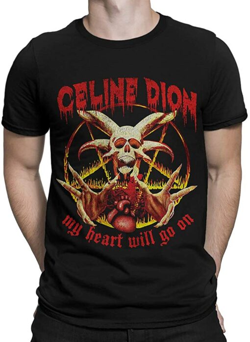 celine dion metal t shirt