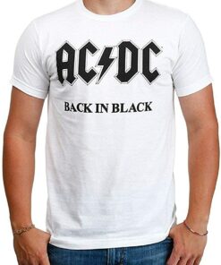 ac dc back in black t shirt