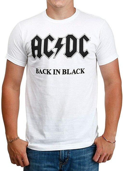 ac dc back in black t shirt