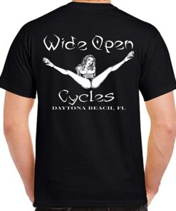 wide open cycles t shirt