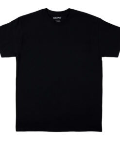 black tshirt plain