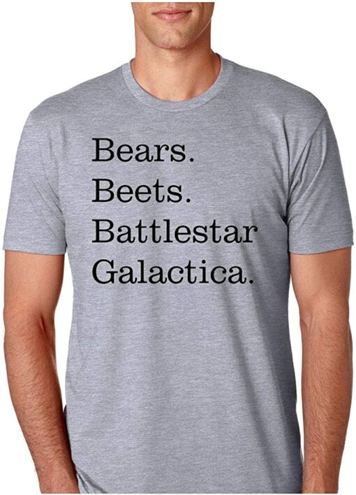bear beets battlestar galactica t shirt