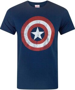 captain america t shirt blue