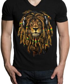 lion dreadlocks t shirt